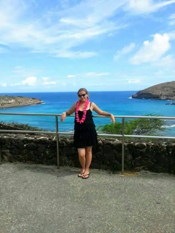 a picture of myself outside of Hanuama bay