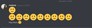 showing what wumboji look like compared to normal discord emotes