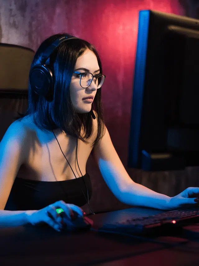 woman gaming to represent a twitch affiliate