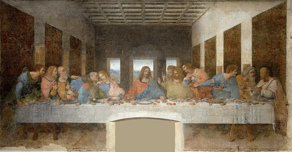 Leonardo da Vinci's iconic painting The Last Supper.