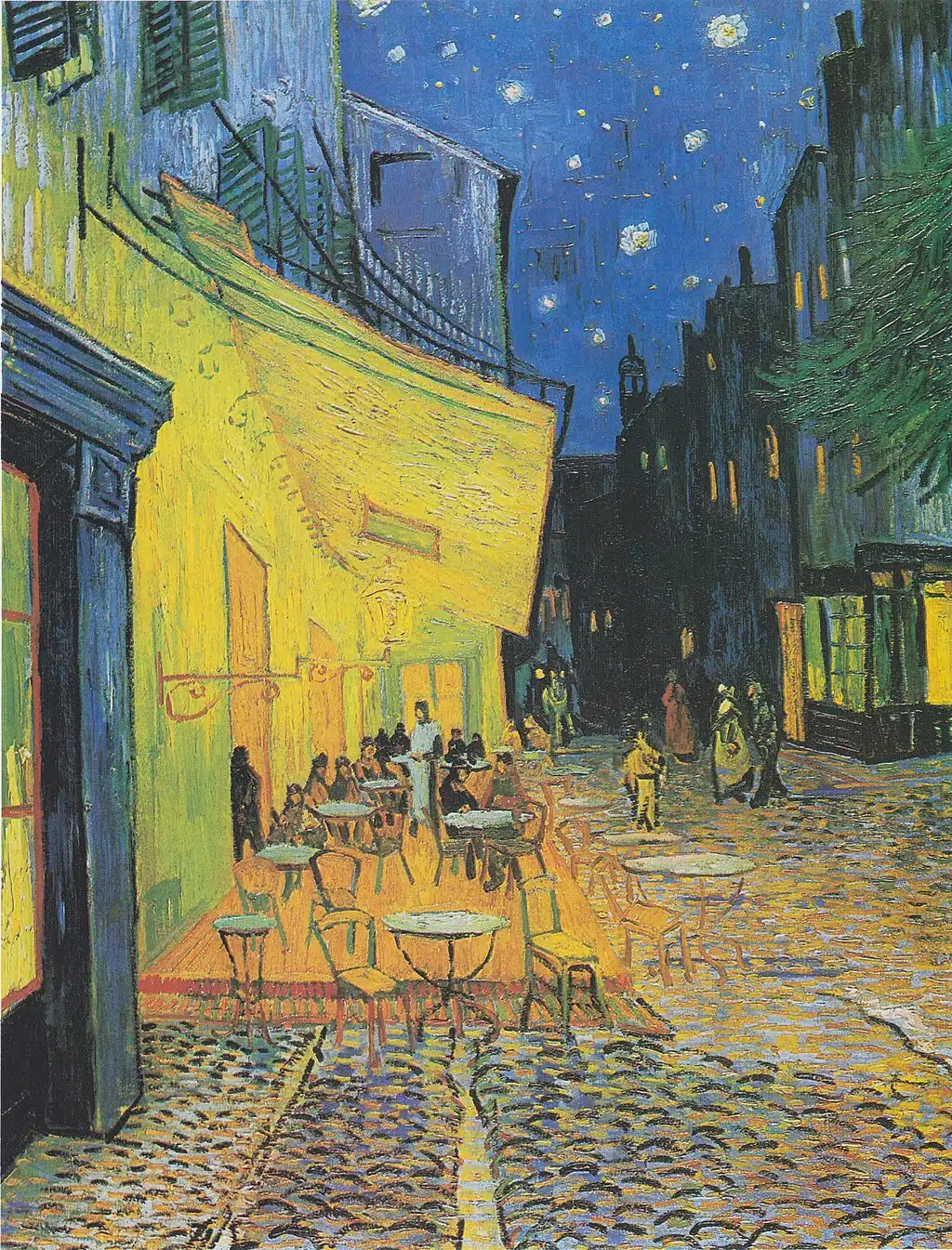 Van Gogh's Cafe Terrace at Night. 