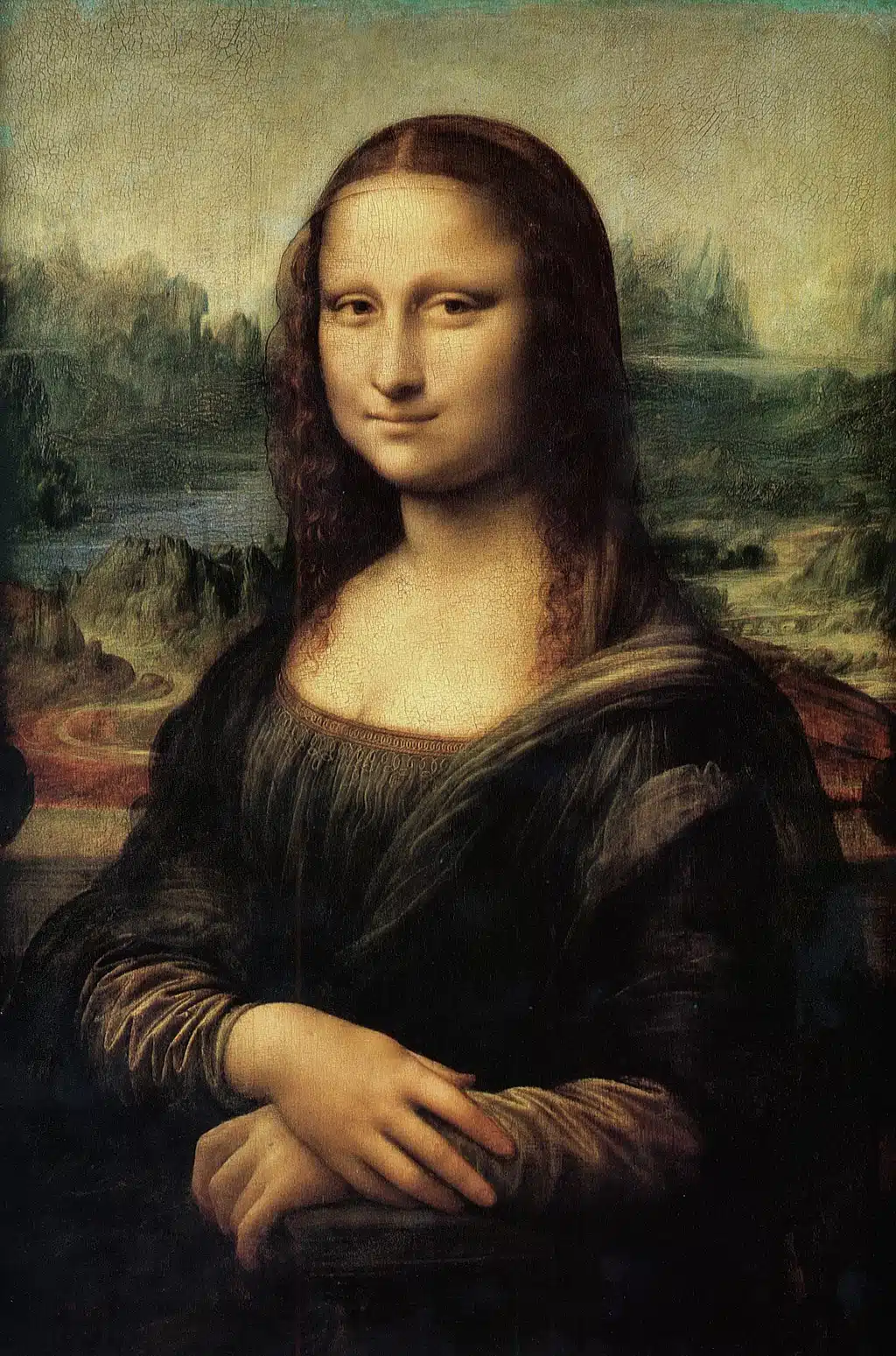 The world's most famous painting The Mona Lisa.