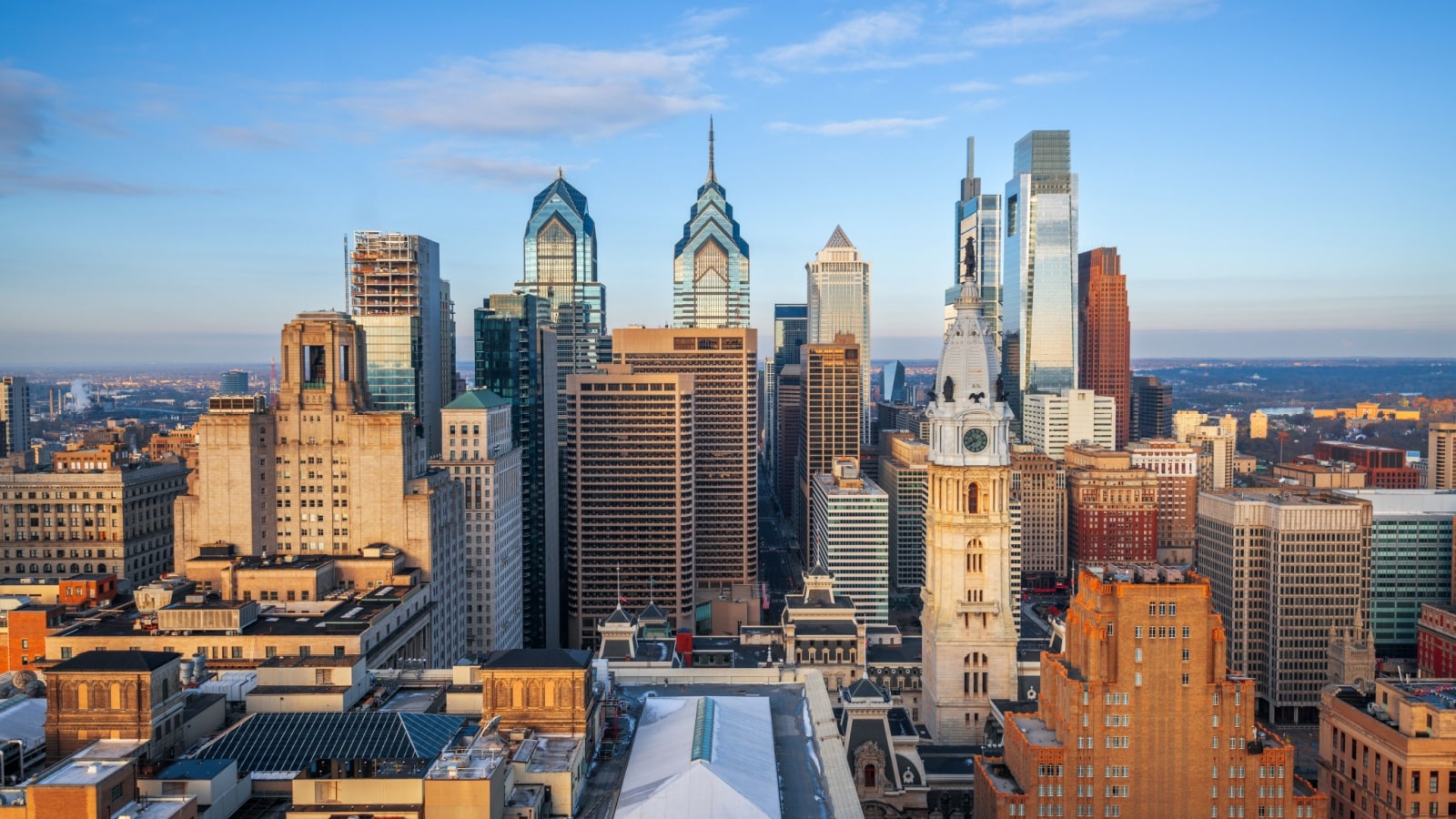 The epic skyscrapers in downtown Philly to represent the best things to do in Philadelphia.