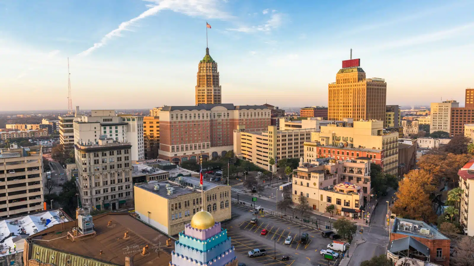 A view of downtown San Antonio to represent things to do in San Antonio.