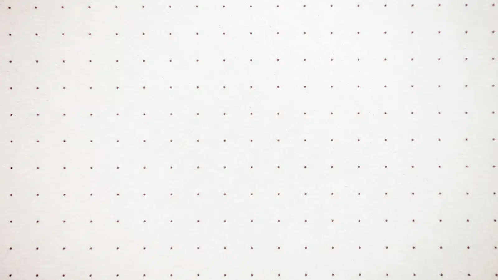 An example of what the laser dotted paper looks like in bullet journals.