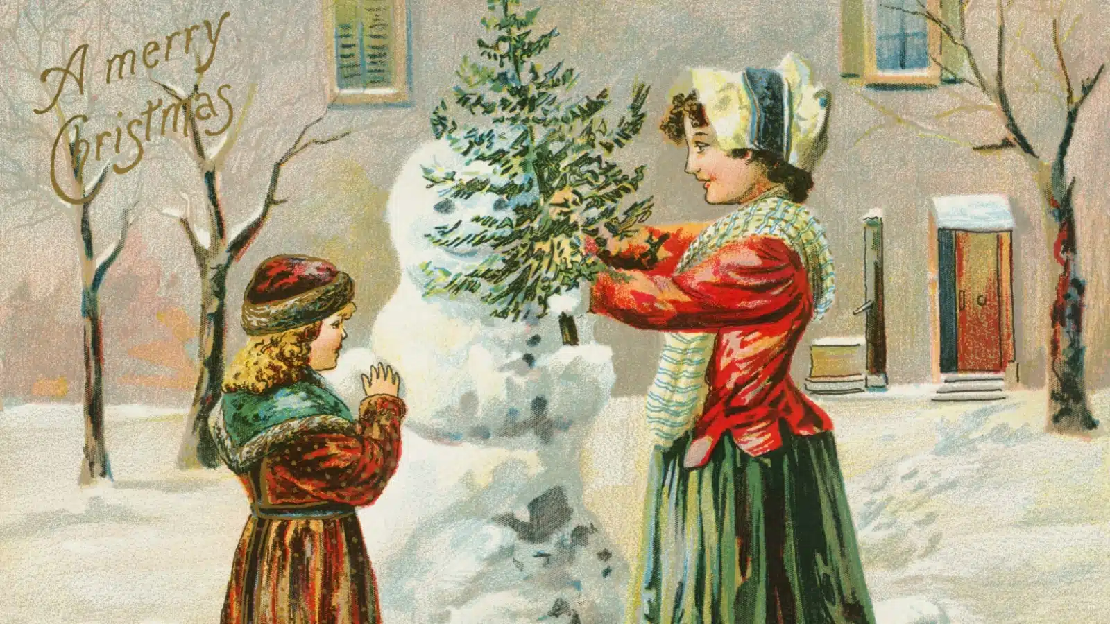 A Merry Christmas (1903) from The Miriam And Ira D. Wallach Division Of Art by an unknown artist to represent the best Christmas paintings.