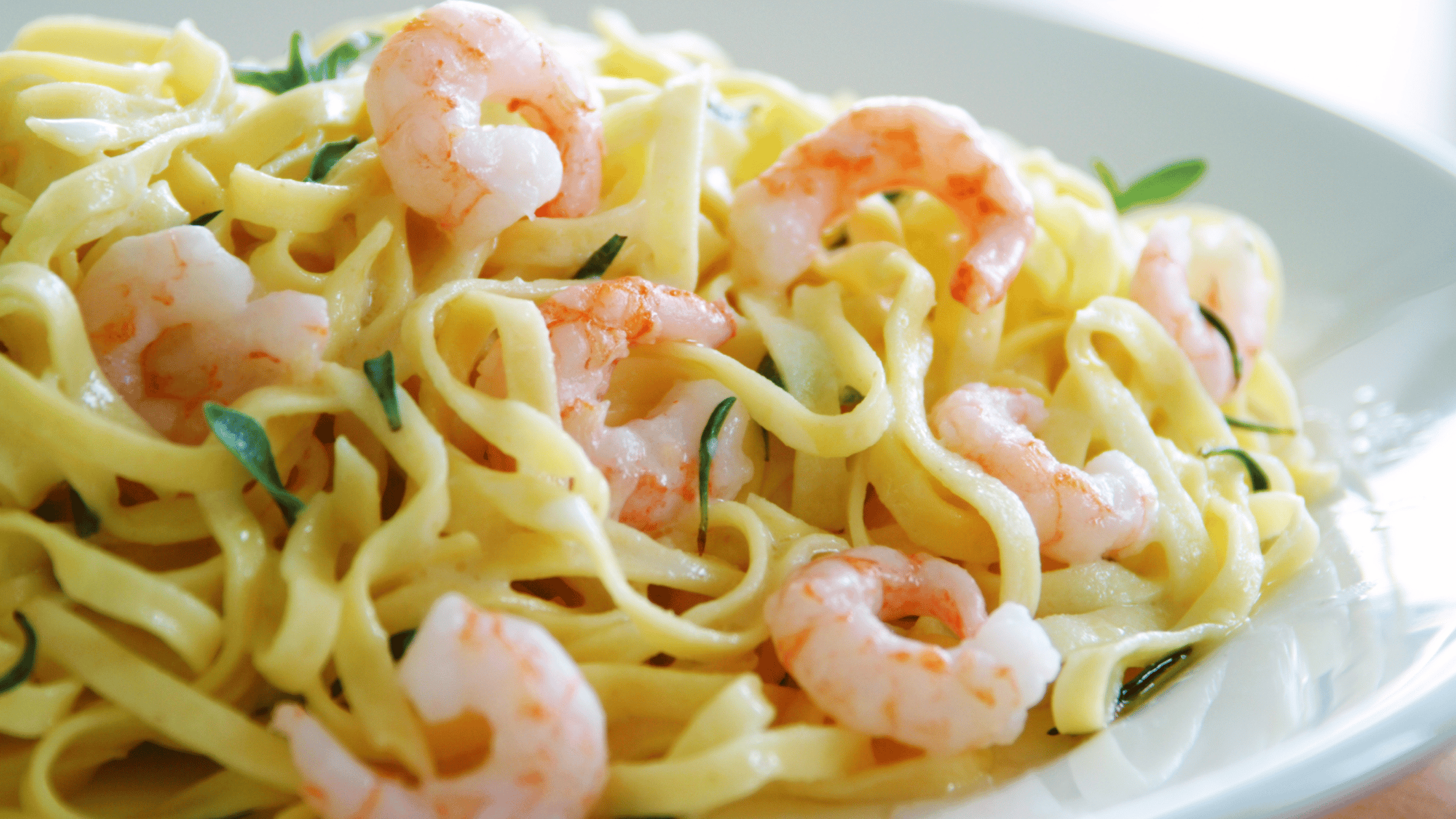 shrimp pasta dish without tails
