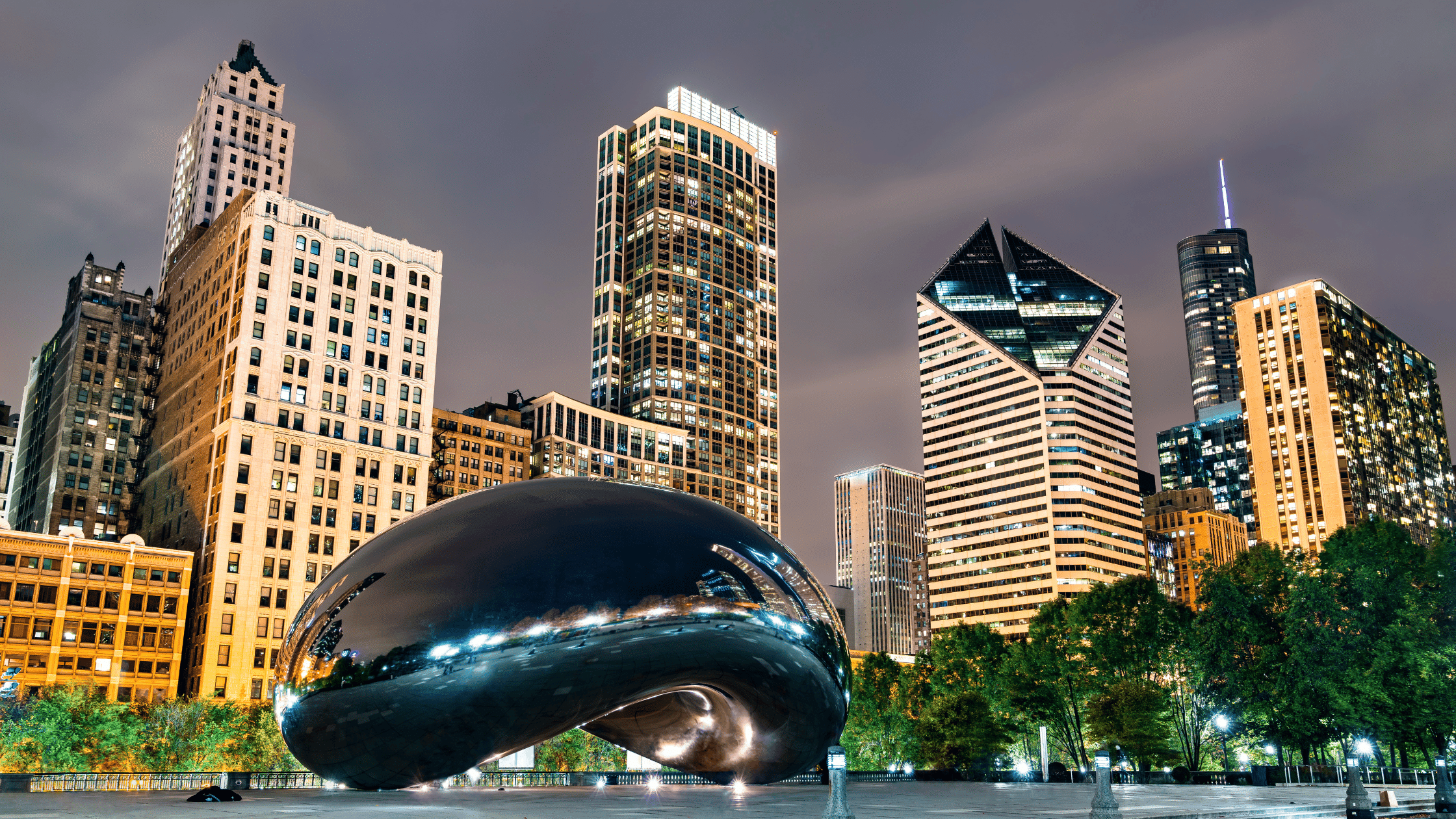 Image of Cloud Gate in Millenium Park to represent the best things to do in Chicago
