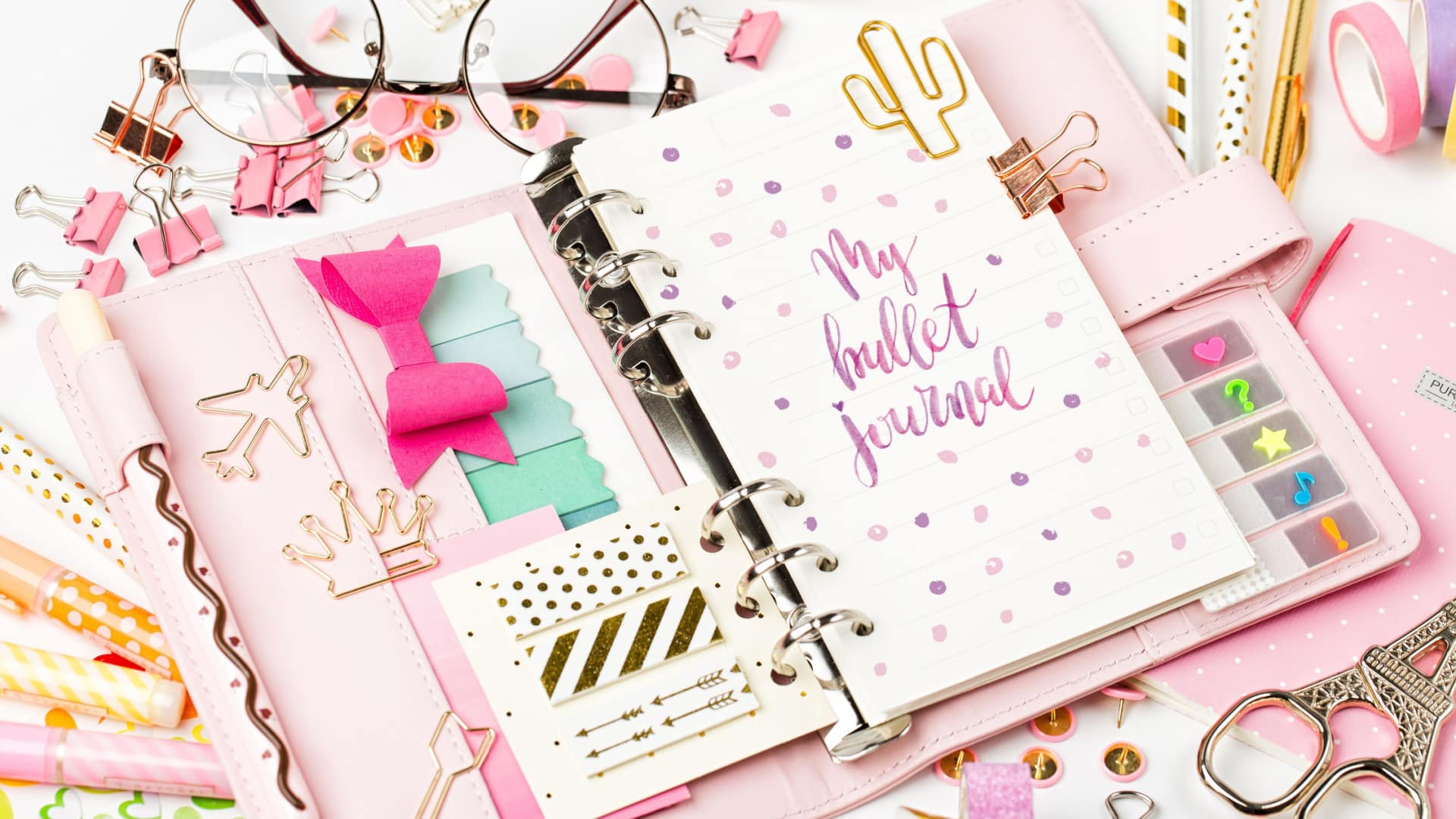 pink bullet journal
