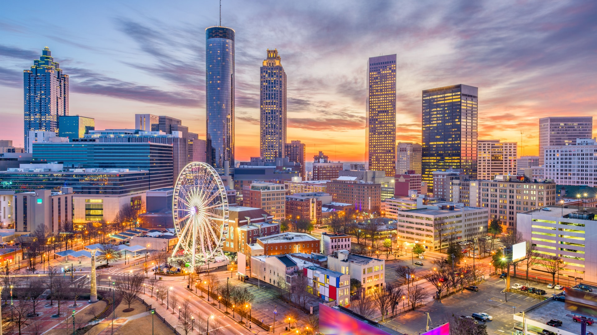 Atlanta Georgia Skyline.