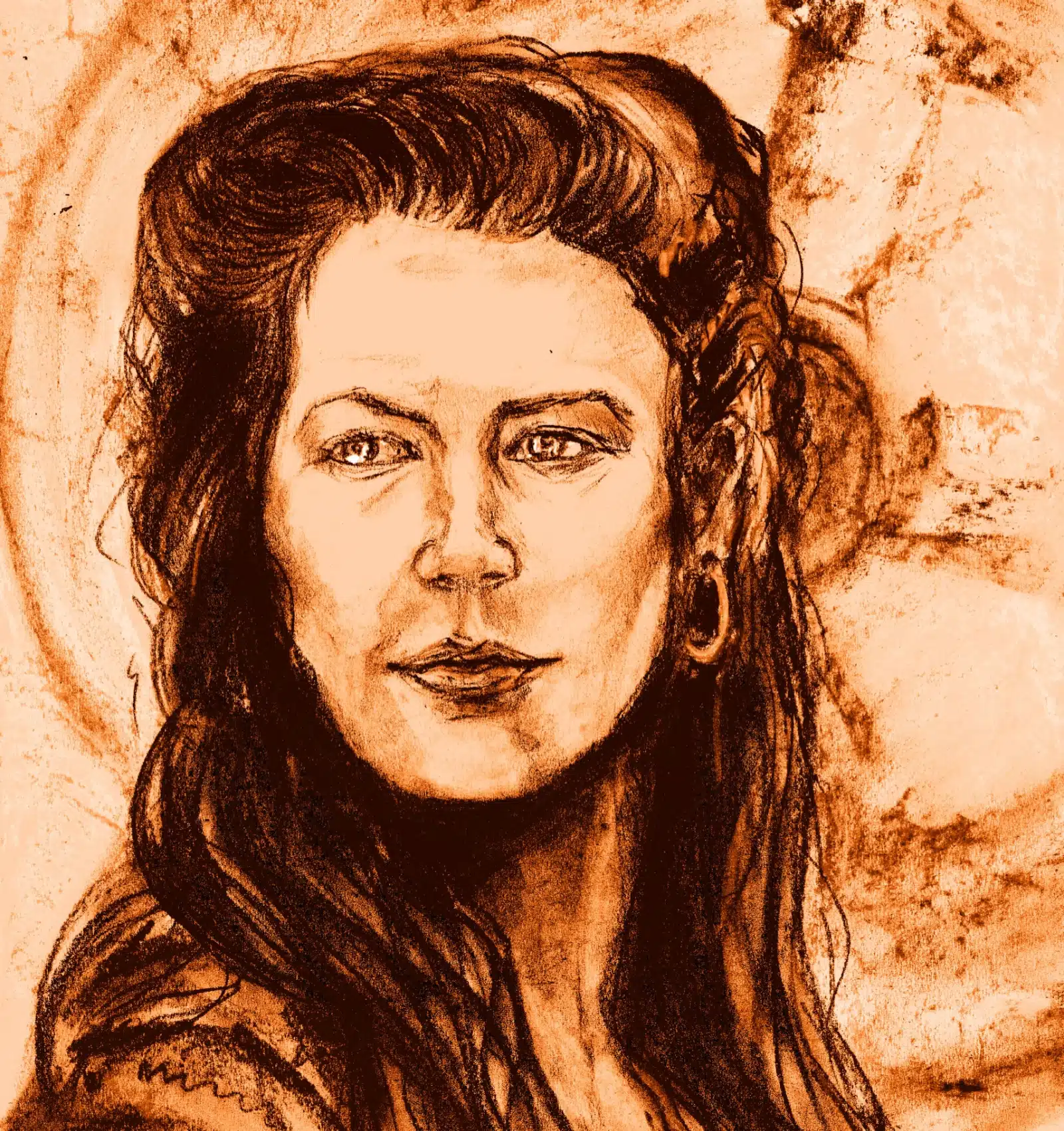 Artistic representation of the Norse Goddess Frigg.