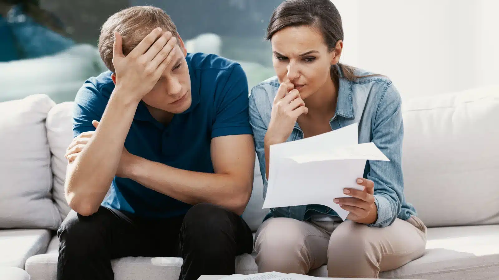 A couple stressed about a bill to represent the true meaning of lifestyle creep.