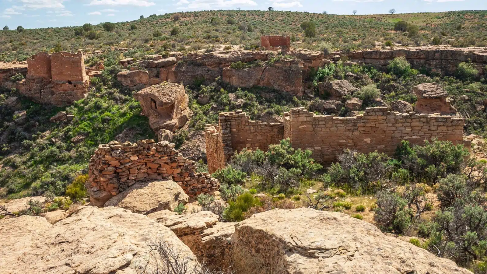 Ruins at Hovenweep, part of the Canyons of the Ancients National Monument.