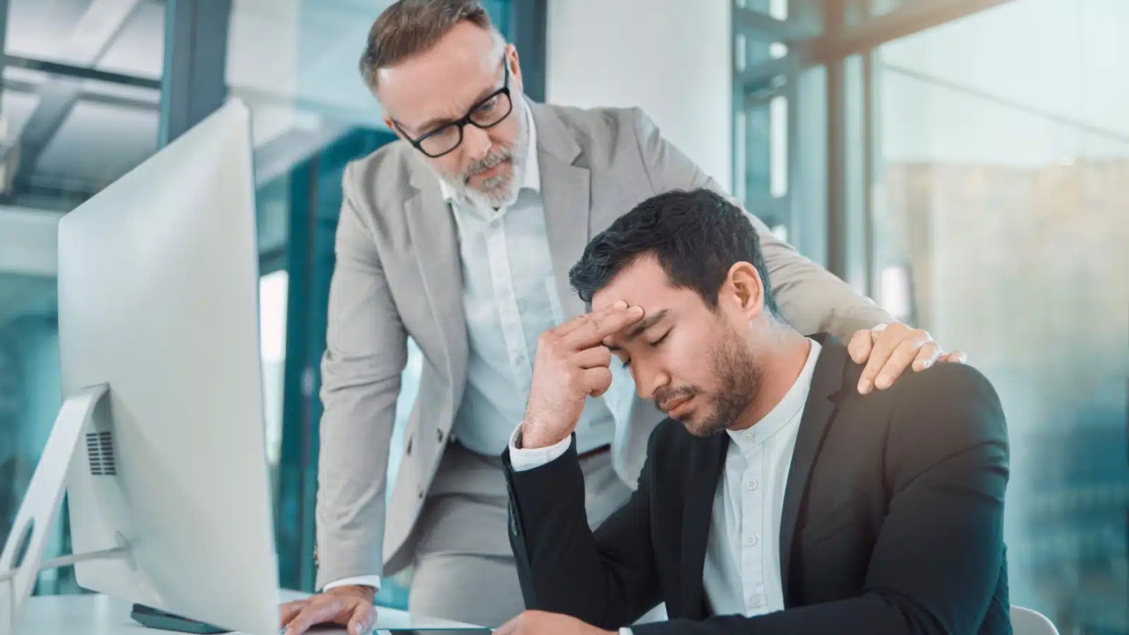 A boss treats his struggling employee with empathy.