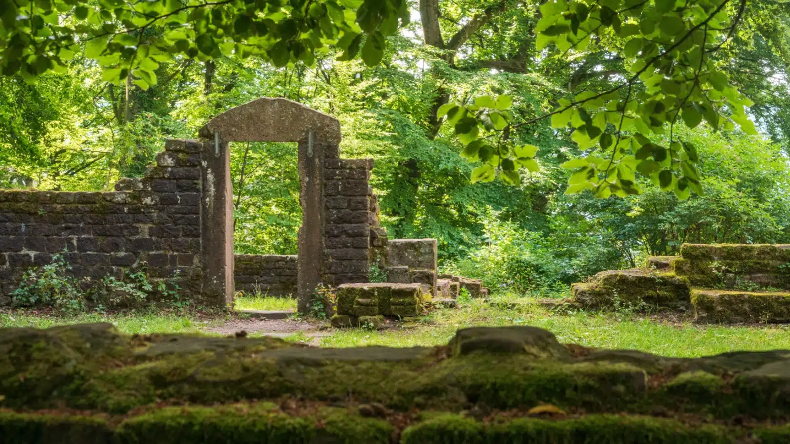 Stephanskloster Ruins in Heidelberg, Germany.