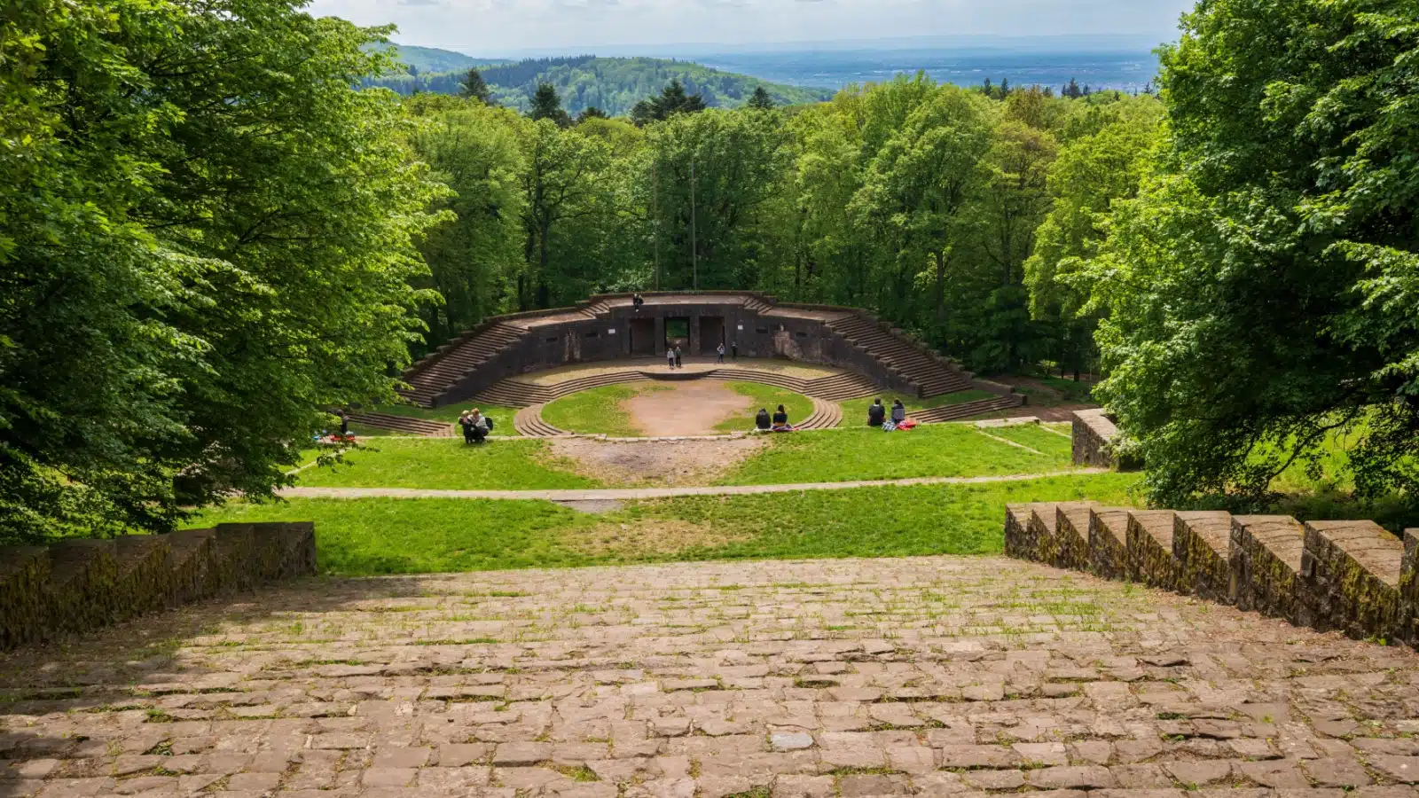 Thingstätte amphitheater in Heidelberg, Germany.