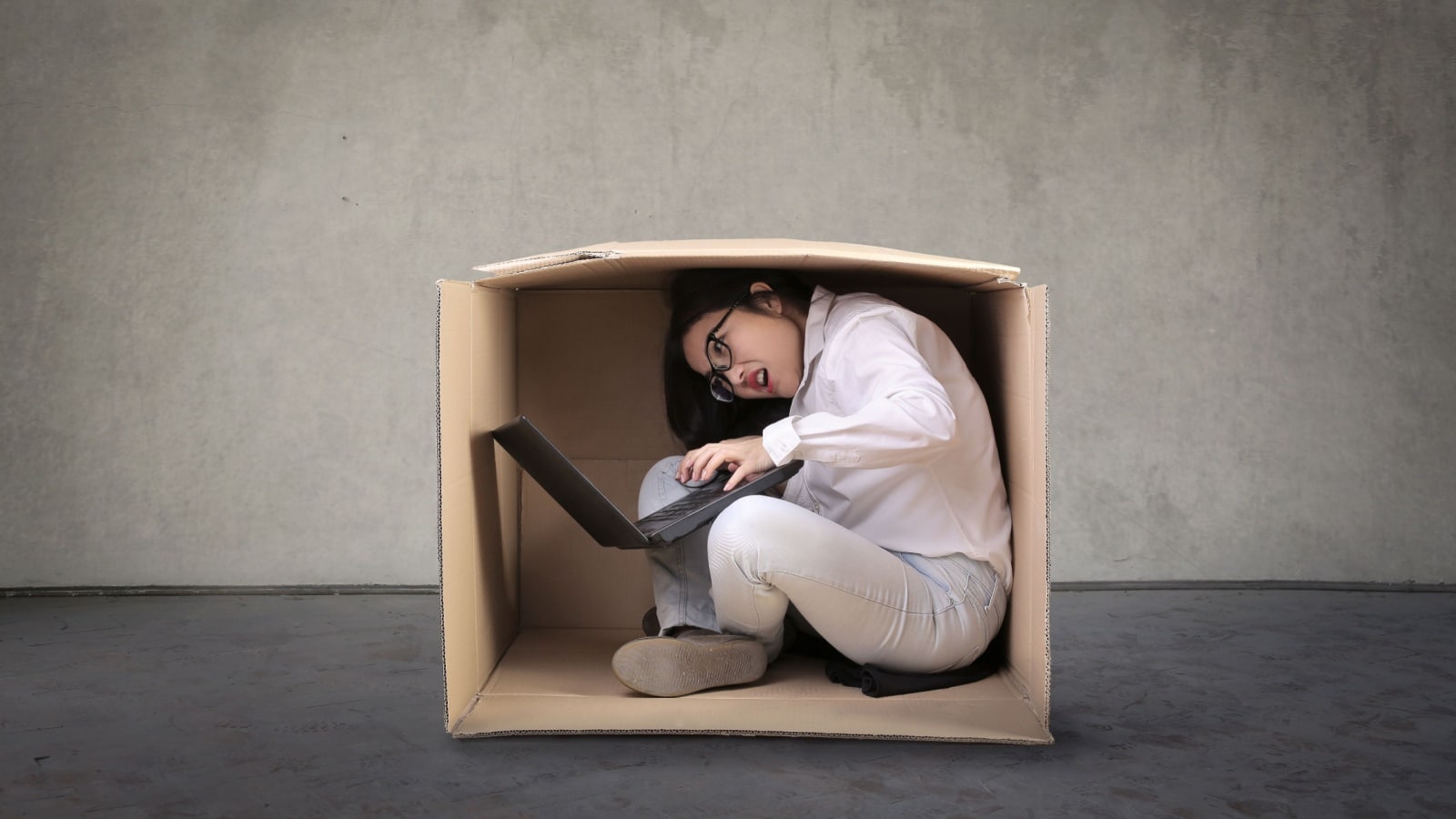 Stuck In Box fixed mindset stuck in box - Partners in Fire