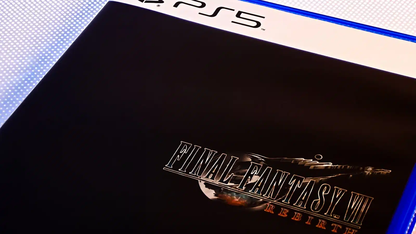 PS5 game package for Final Fantasy 7 game