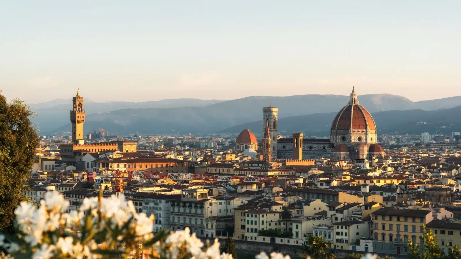 Panorama view of Florence, Italy. 