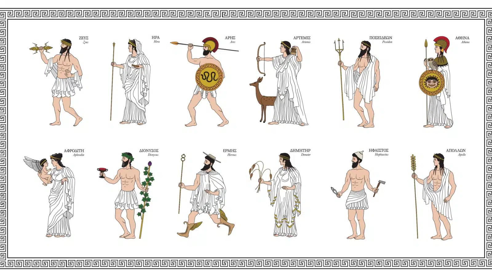 The Greek gods represent a Pagan religion.