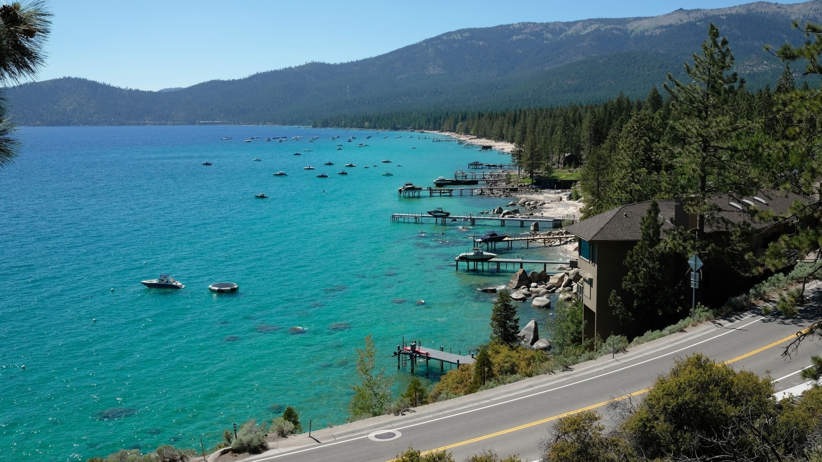 Lake Tahoe in California.