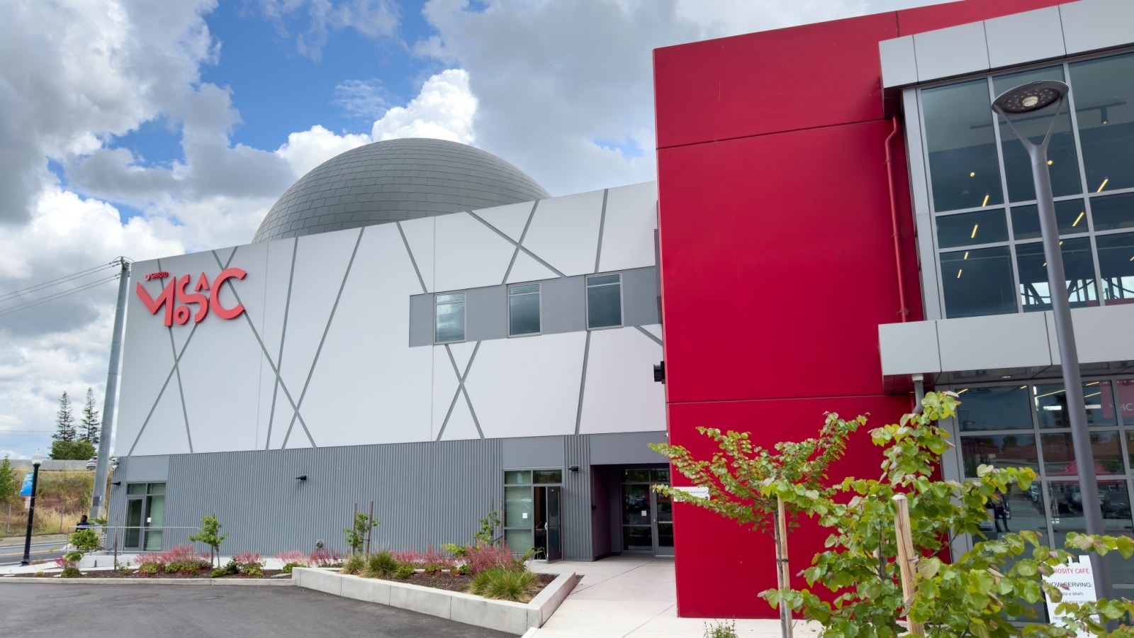 Outside the Sacramento Museum of Science and Curiosity (MOSAC).