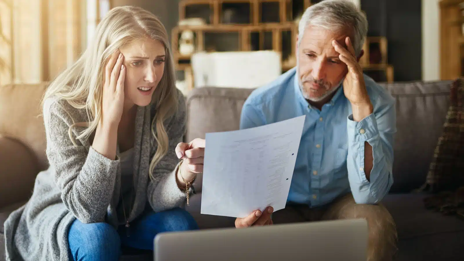 A couple is shocked by the amount of a surprise bill.