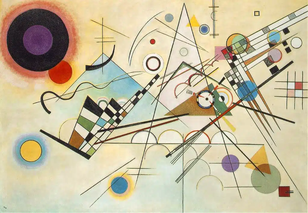 faithful reproduction of Composition VIII by Kandinsky