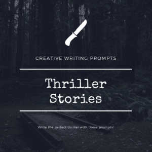 Thriller writing prompts cover
