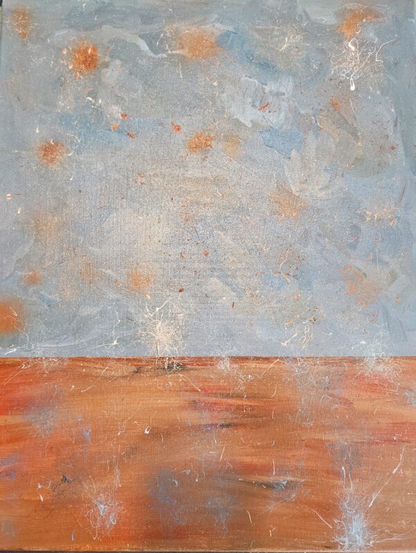 Breaking down the walls abstract art for sale full image.