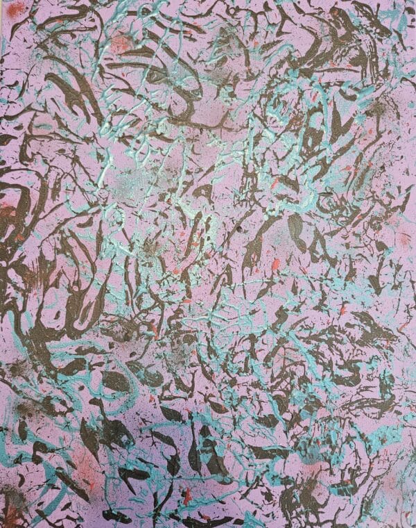 Full cropped image of abstract work Twisted Desires