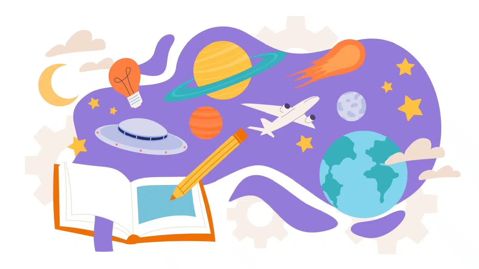 Imagining images from books.