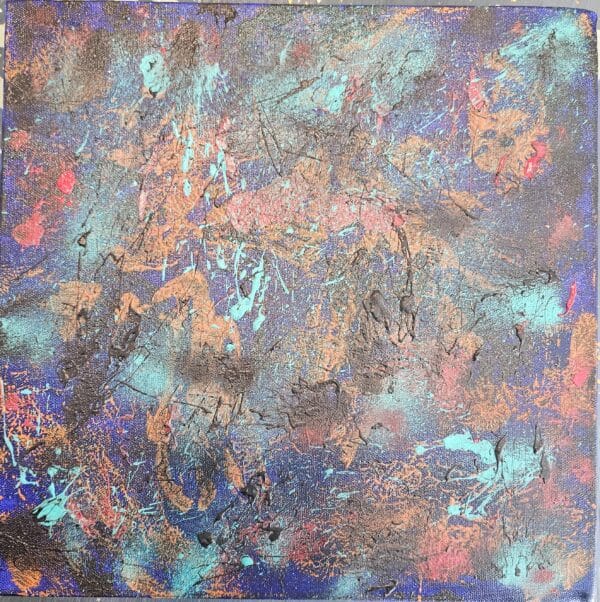 Full slightly cropped image of Memories of What Once Was Abstract Art for Sale.