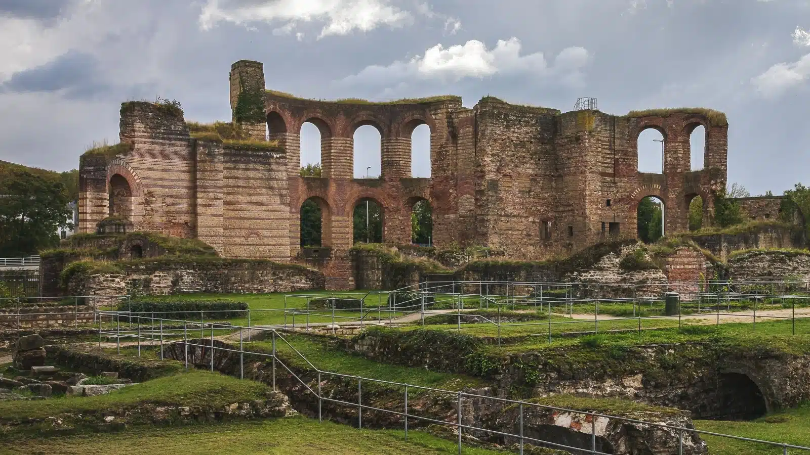 Roman ruins in Trier, Germany.