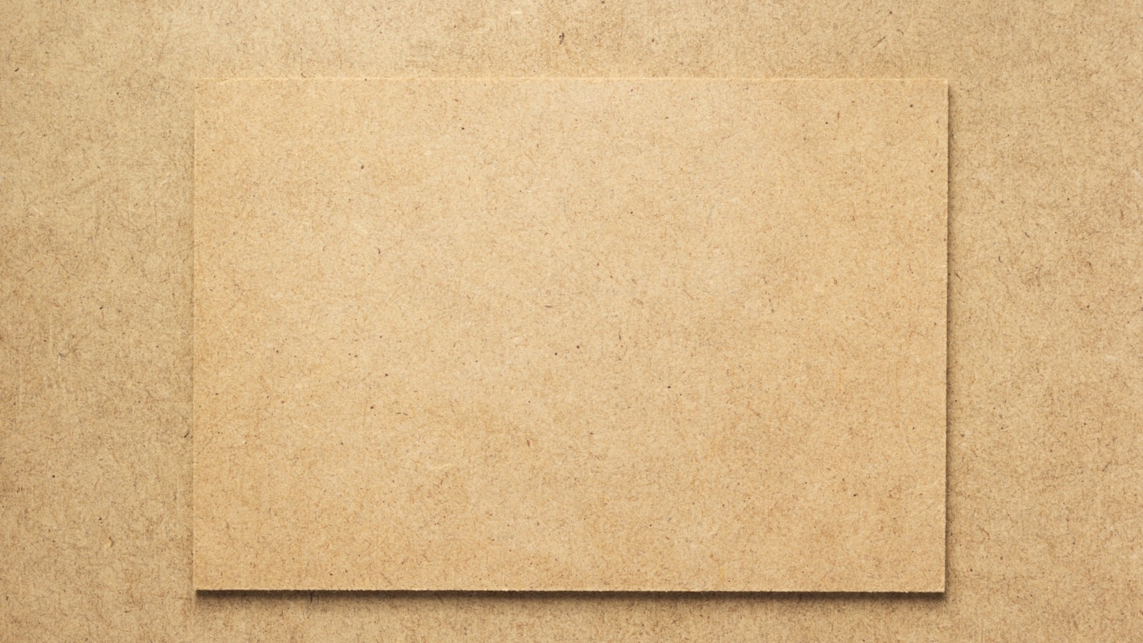 A slab of processed wooden hardboard that can be used for painting. 