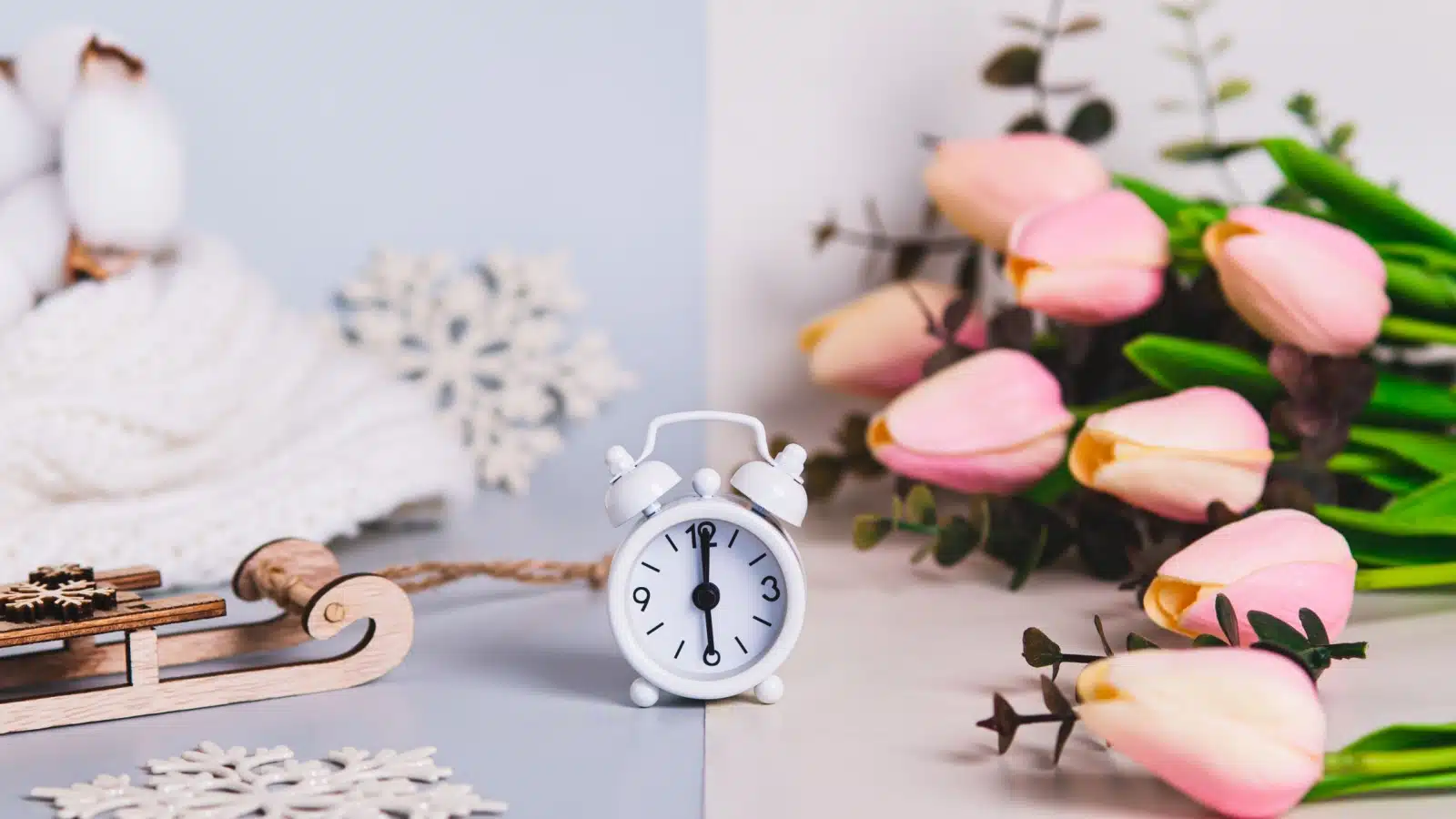 We celebrate the spring equinox when winter turns into spring.