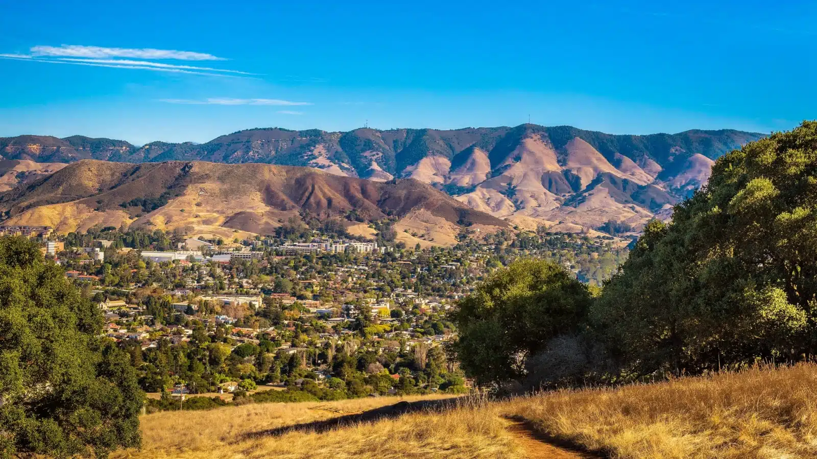 Aerial view of San Luis Obispo.