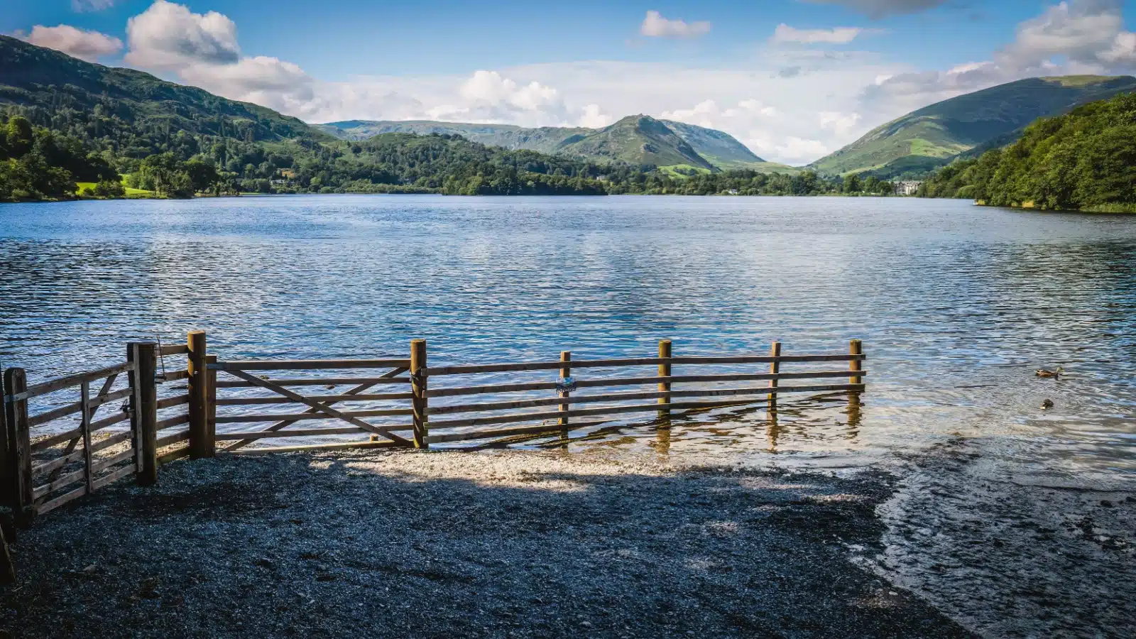 The idyllic Grasmere Lake near where William Wordsworth wrote some of his most influential poetry. 