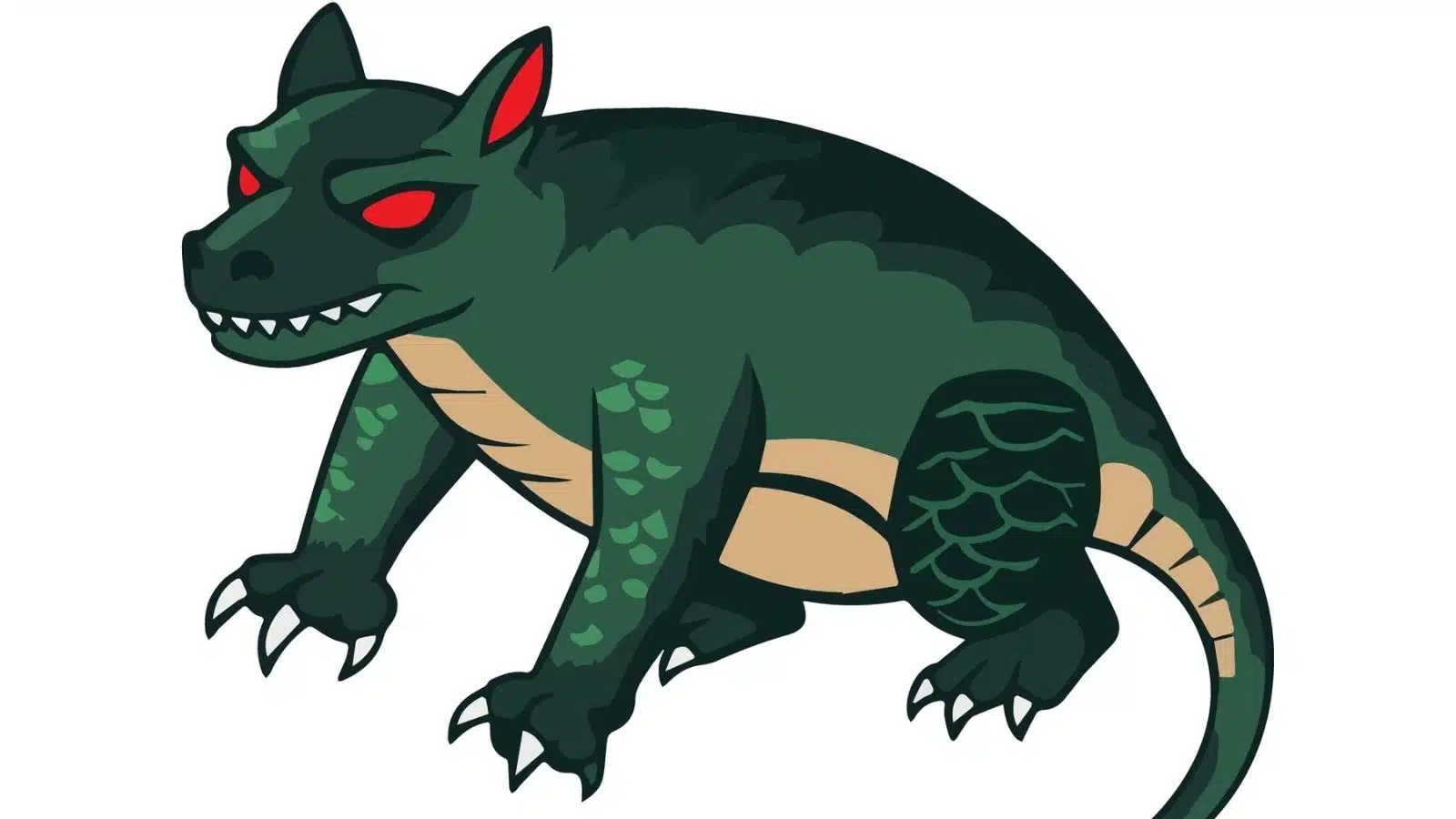 Artistic representation of what a Chupacabra might look like.