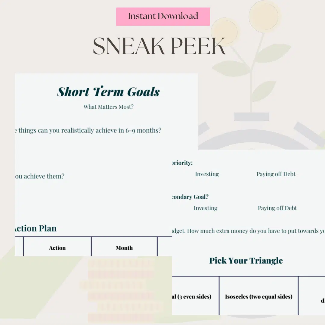 DIY Financial Coaching: Change Your Money Mindset Printable Bundle - Image 7