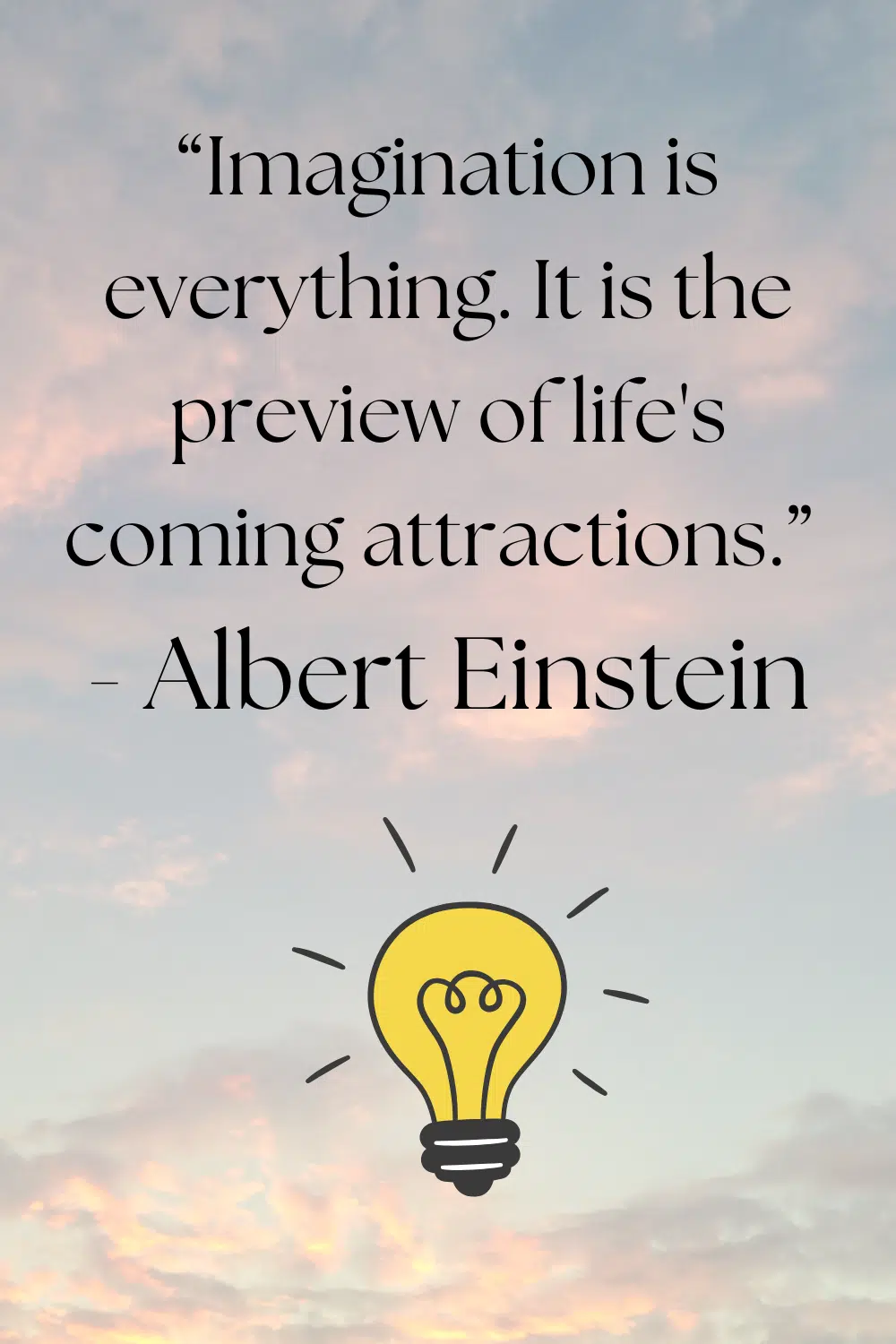 One of Einstein's other quotes about creativity. 