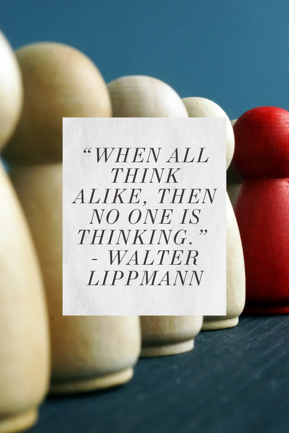 Lippmann quote about creativity. 