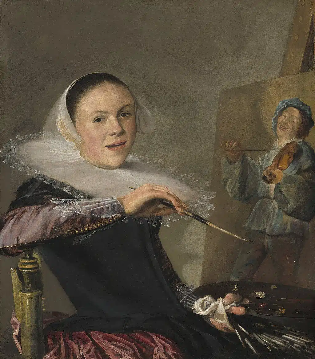Judith Leyster, Self-portrait (c. 1630). Oil on canvas.