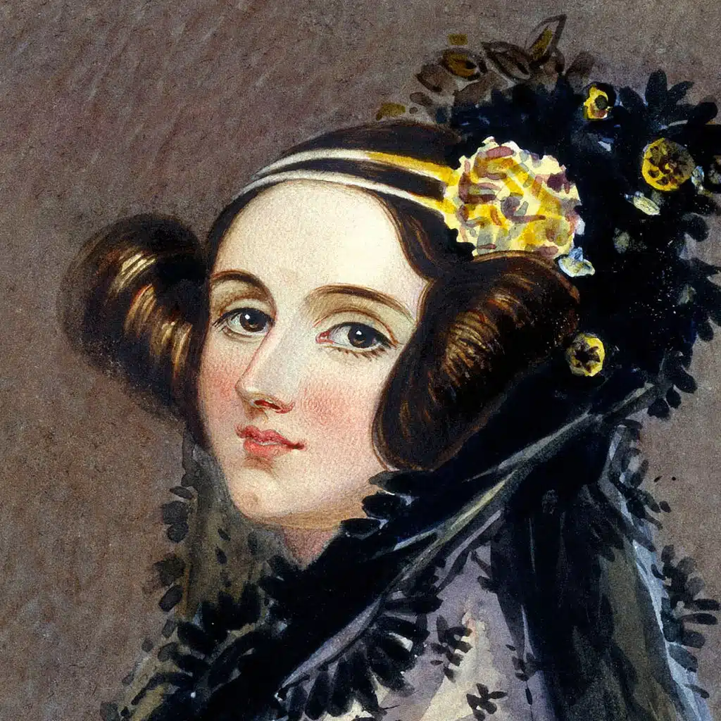 Portrait of Ada Lovelace by Alfred Edward Chalon, 1840.