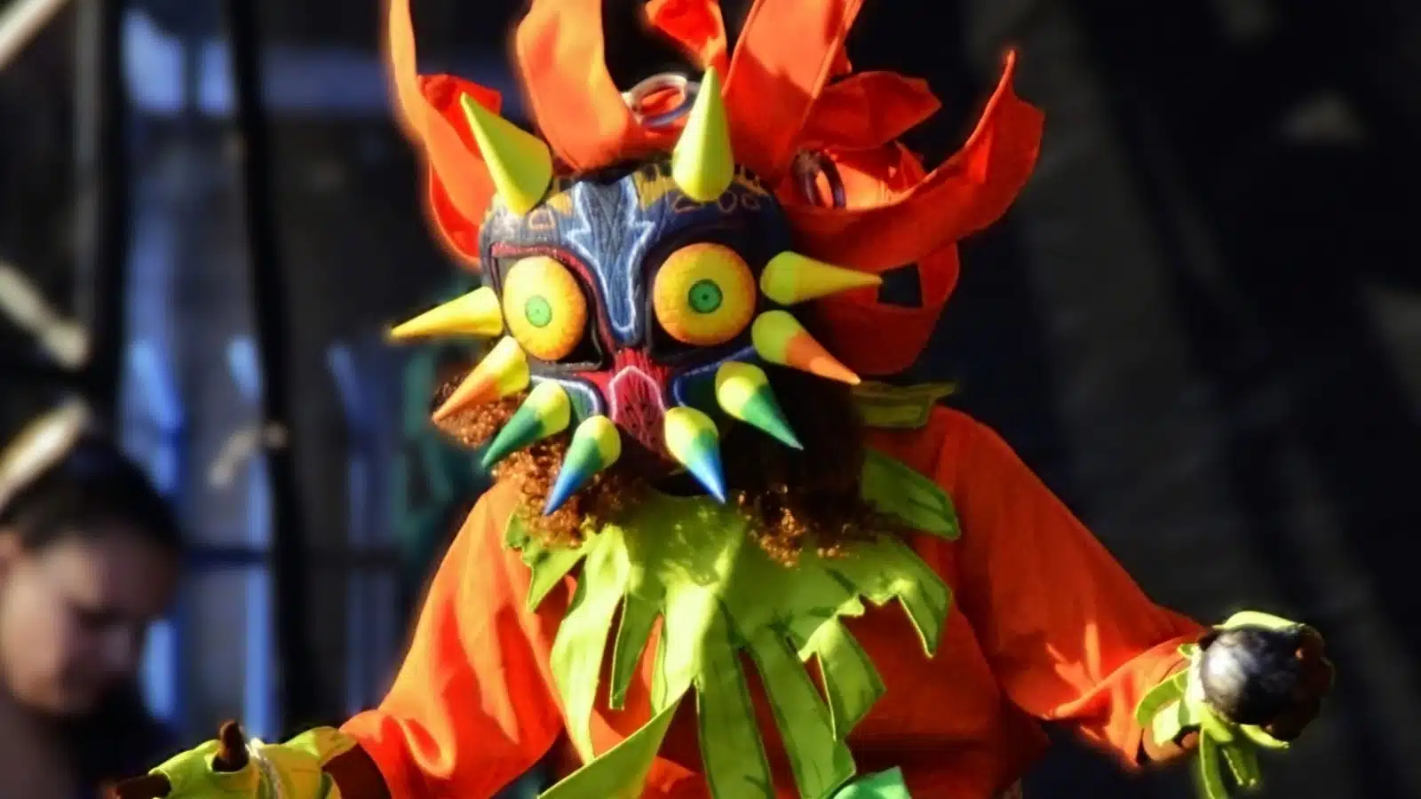 São José dos Campos, São Paulo, Brazil, September 14, 2025: Skull Kid from the video game series The Legend of Zelda for the Cosplay parade at Vale Nihon Matsuri in Jardim Oriente Shopping Mall.